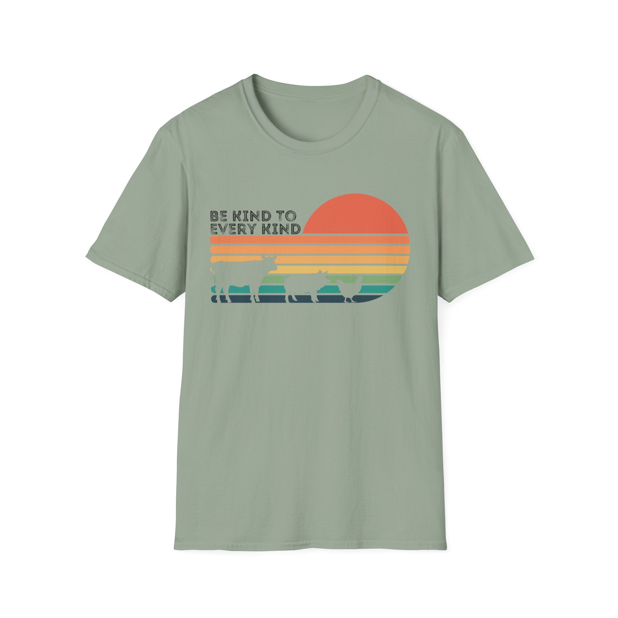 Be Kind Retro Farm Animals T-Shirt