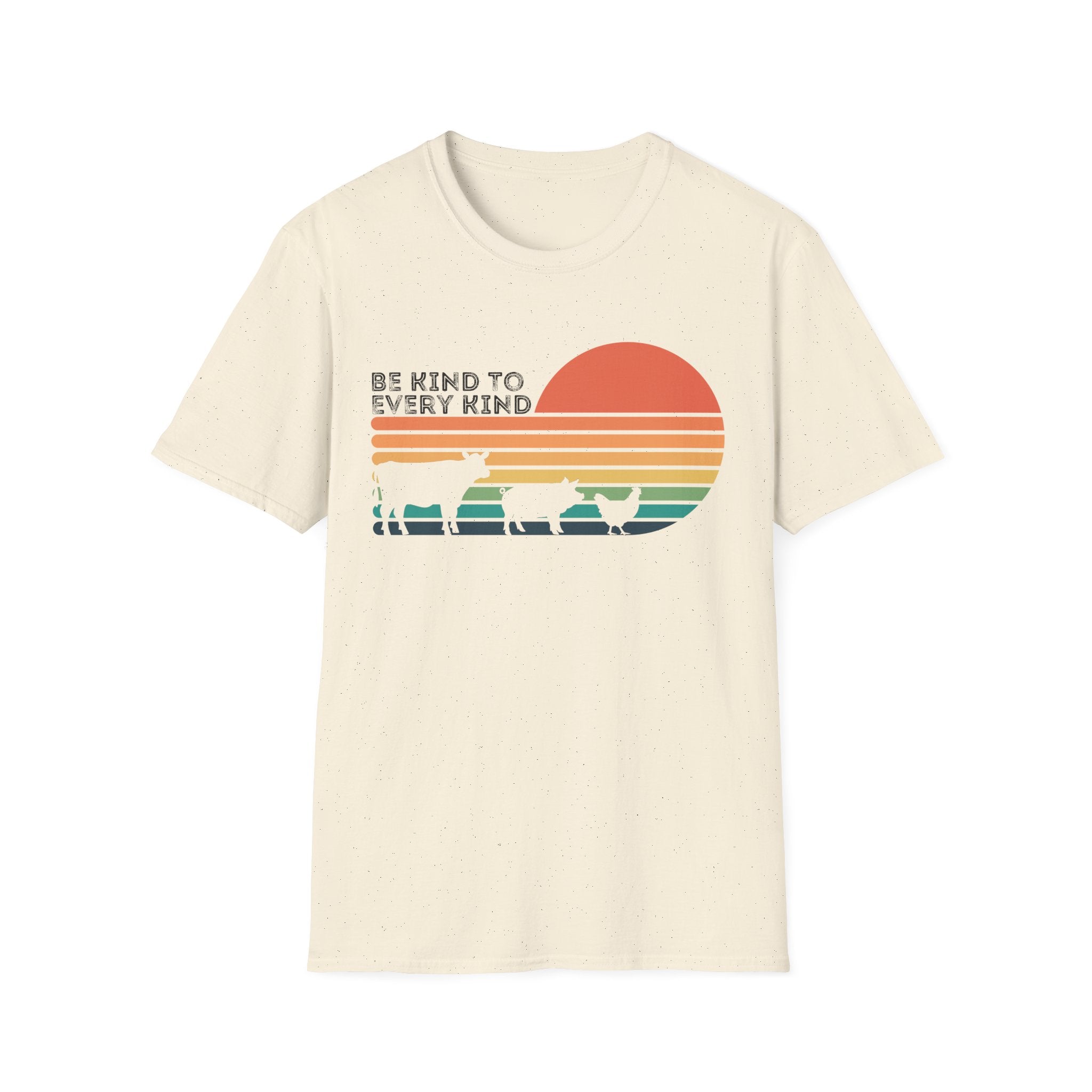 Be Kind Retro Farm Animals T-Shirt