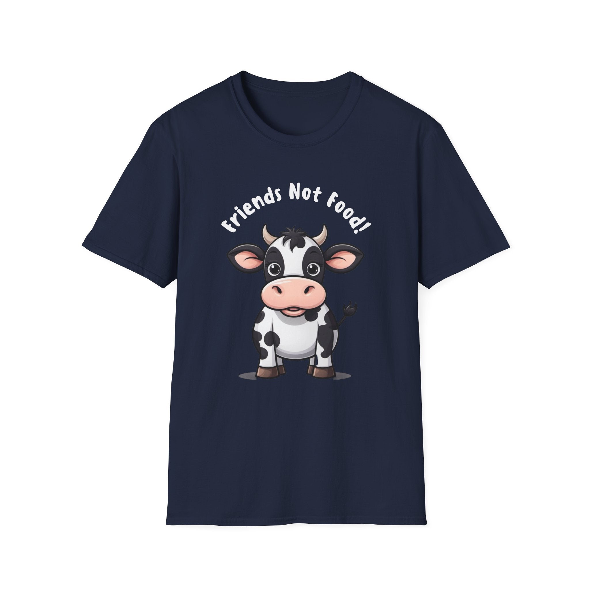 Friends Not Food Baby Cow T-Shirt
