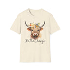 Floral Cow T-Shirt