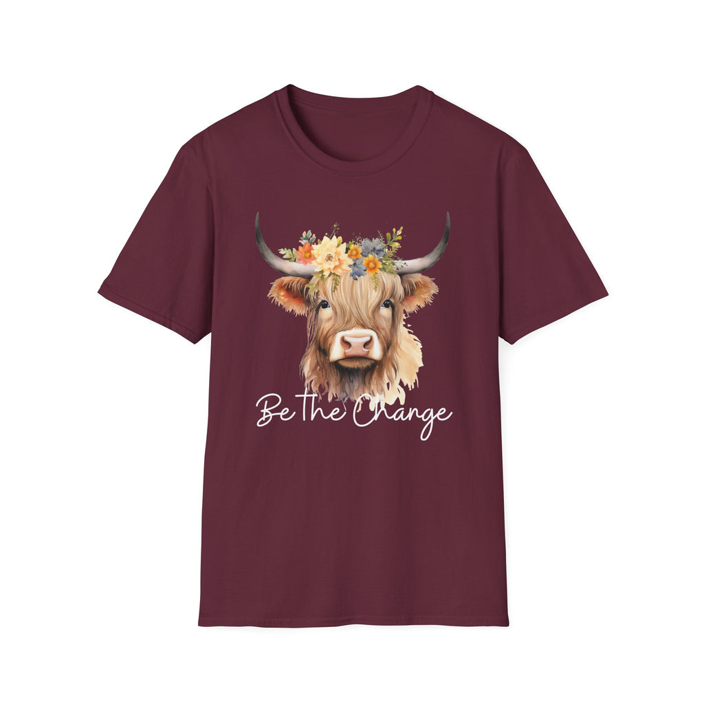 Floral Cow T-Shirt