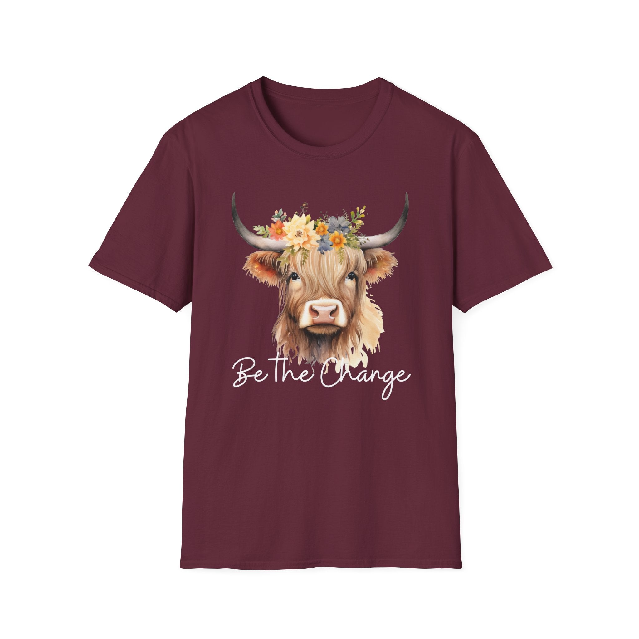 Floral Cow T-Shirt