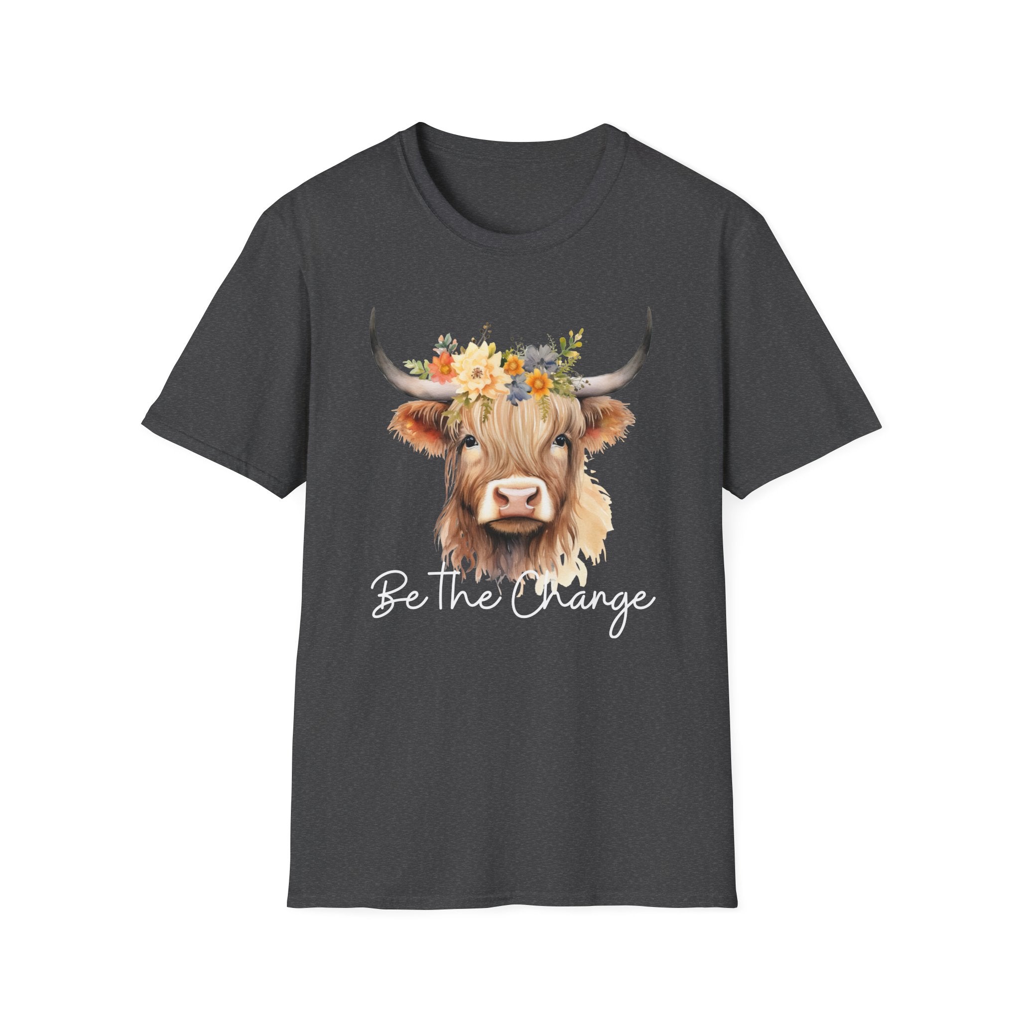 Floral Cow T-Shirt