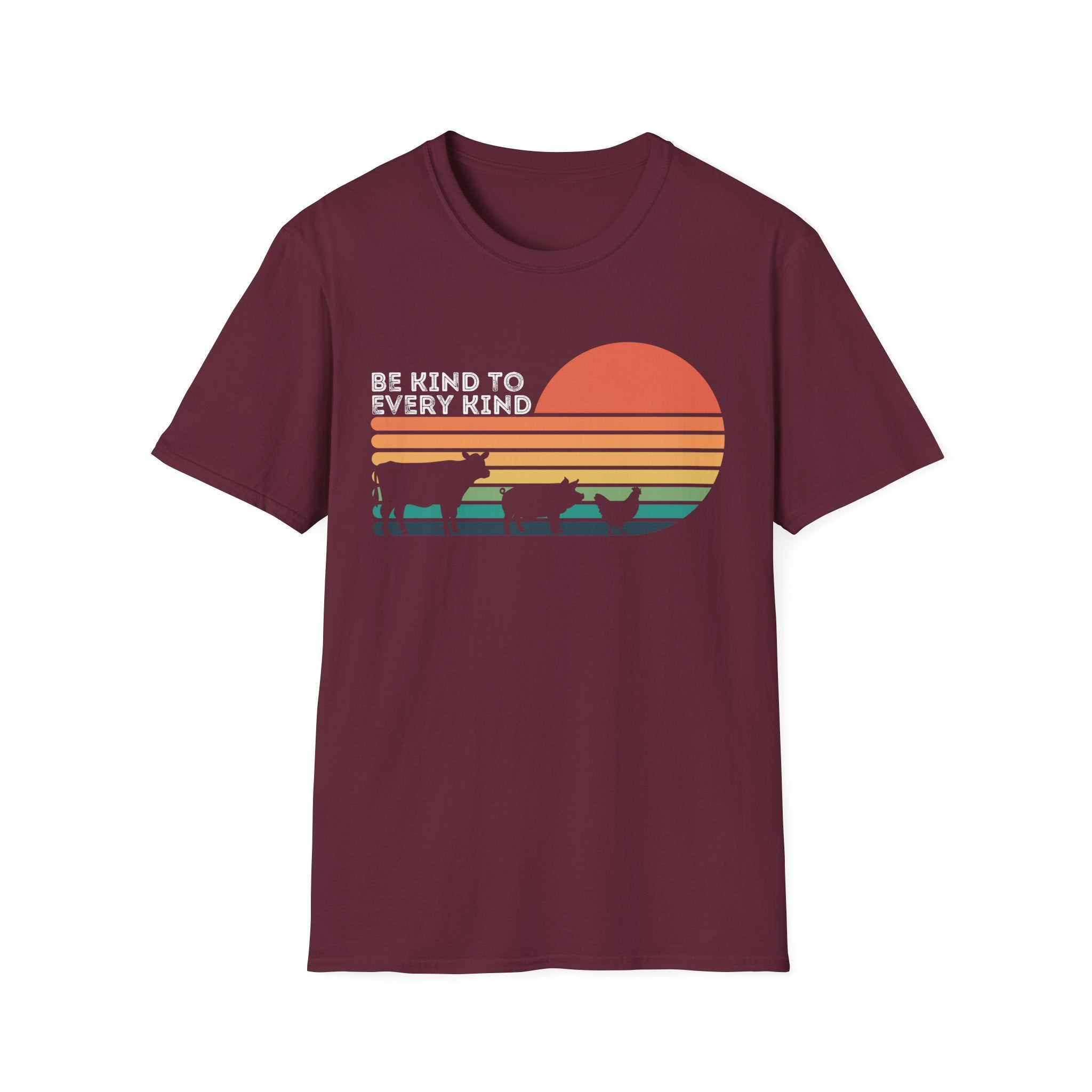 Be Kind Retro Farm Animals T-Shirt