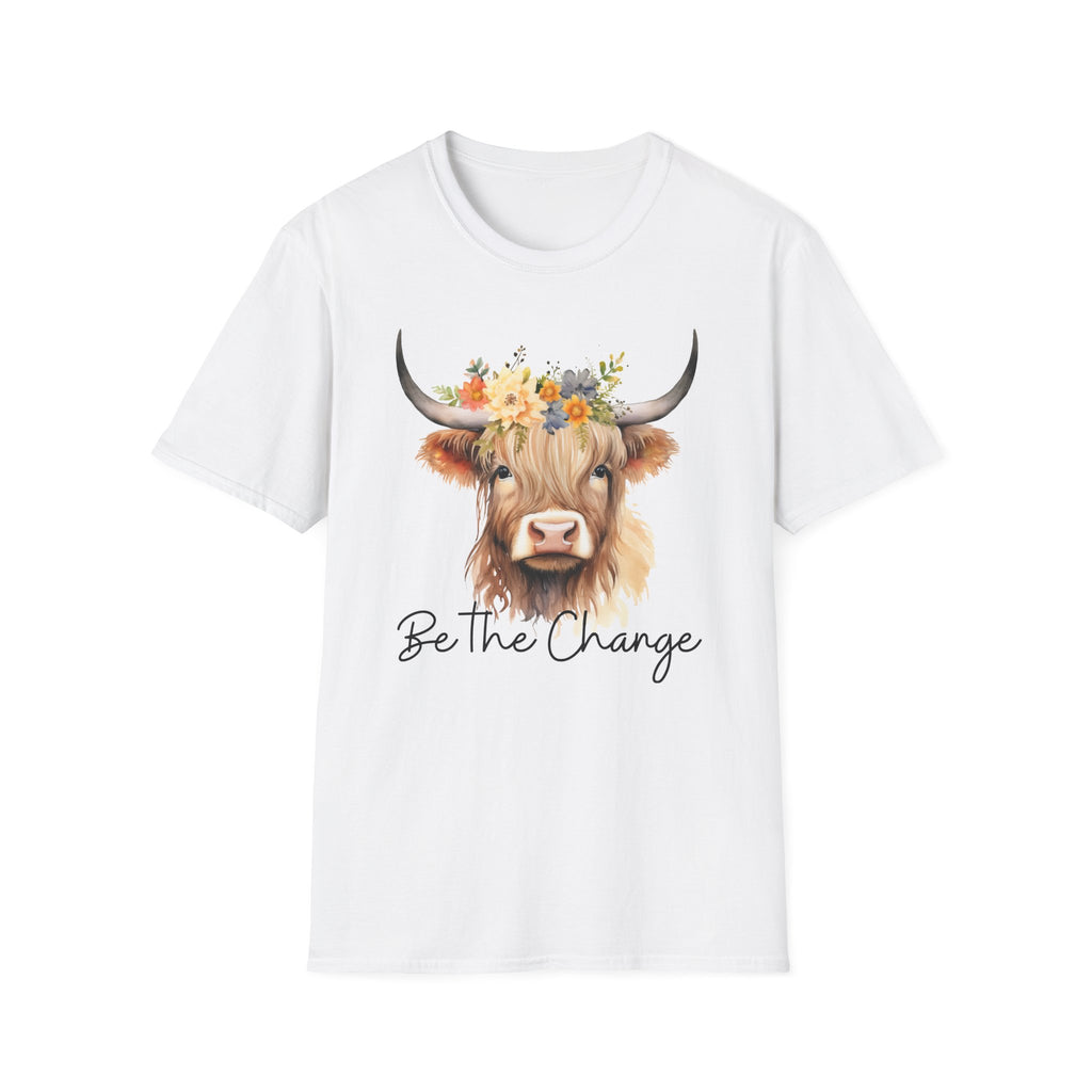Floral Cow T-Shirt