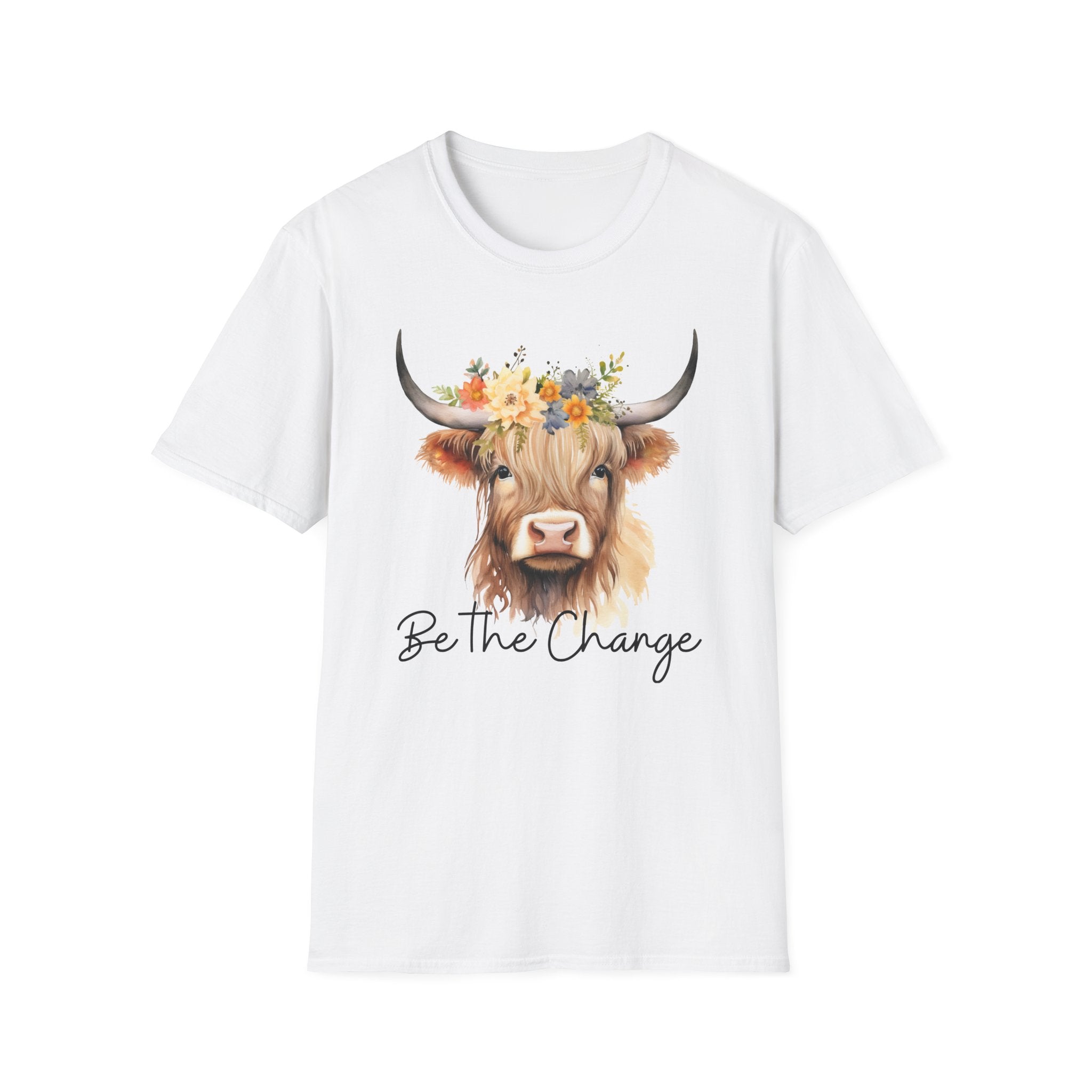 Floral Cow T-Shirt