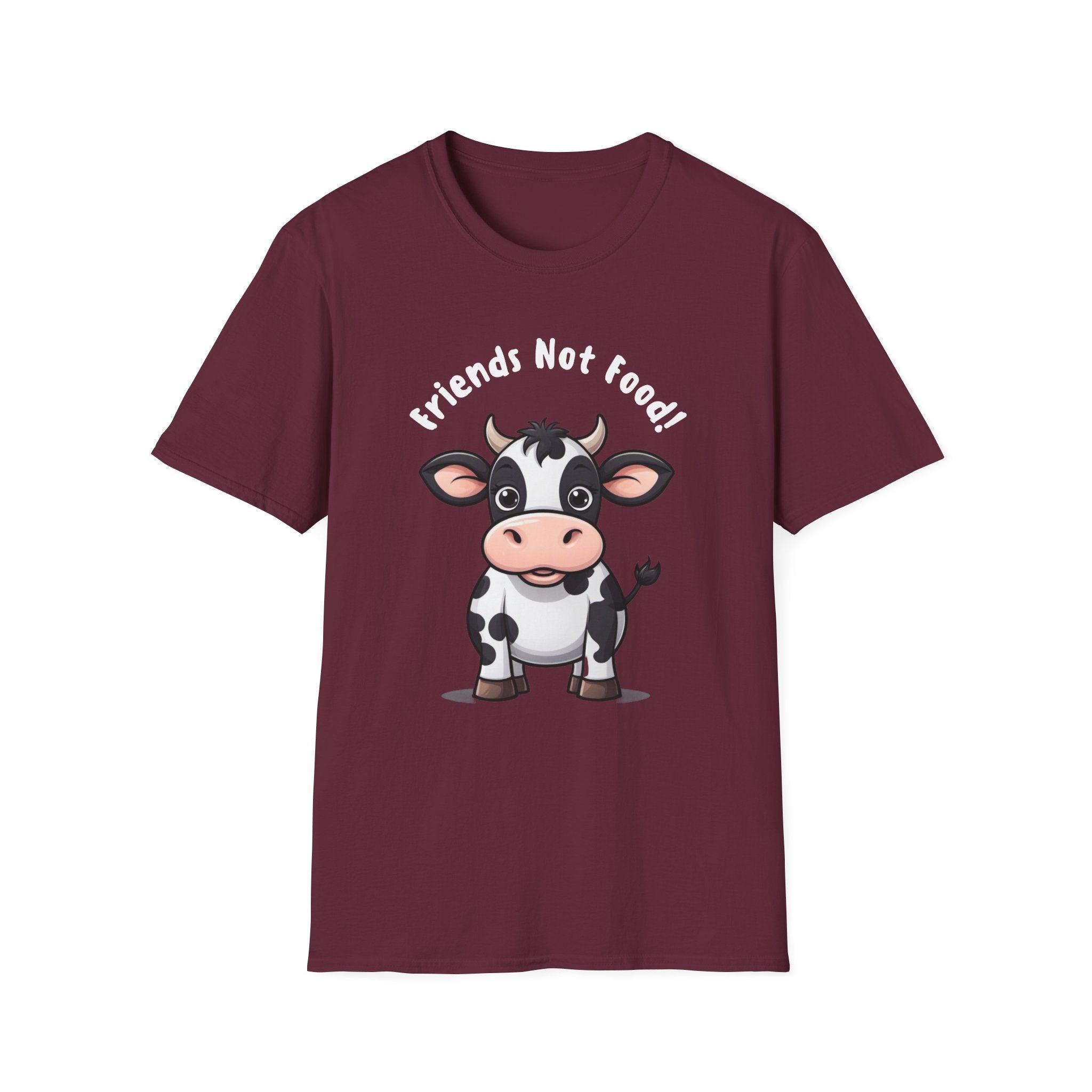 Friends Not Food Baby Cow T-Shirt