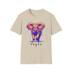 Grunge Vegan Elephant T-Shirt