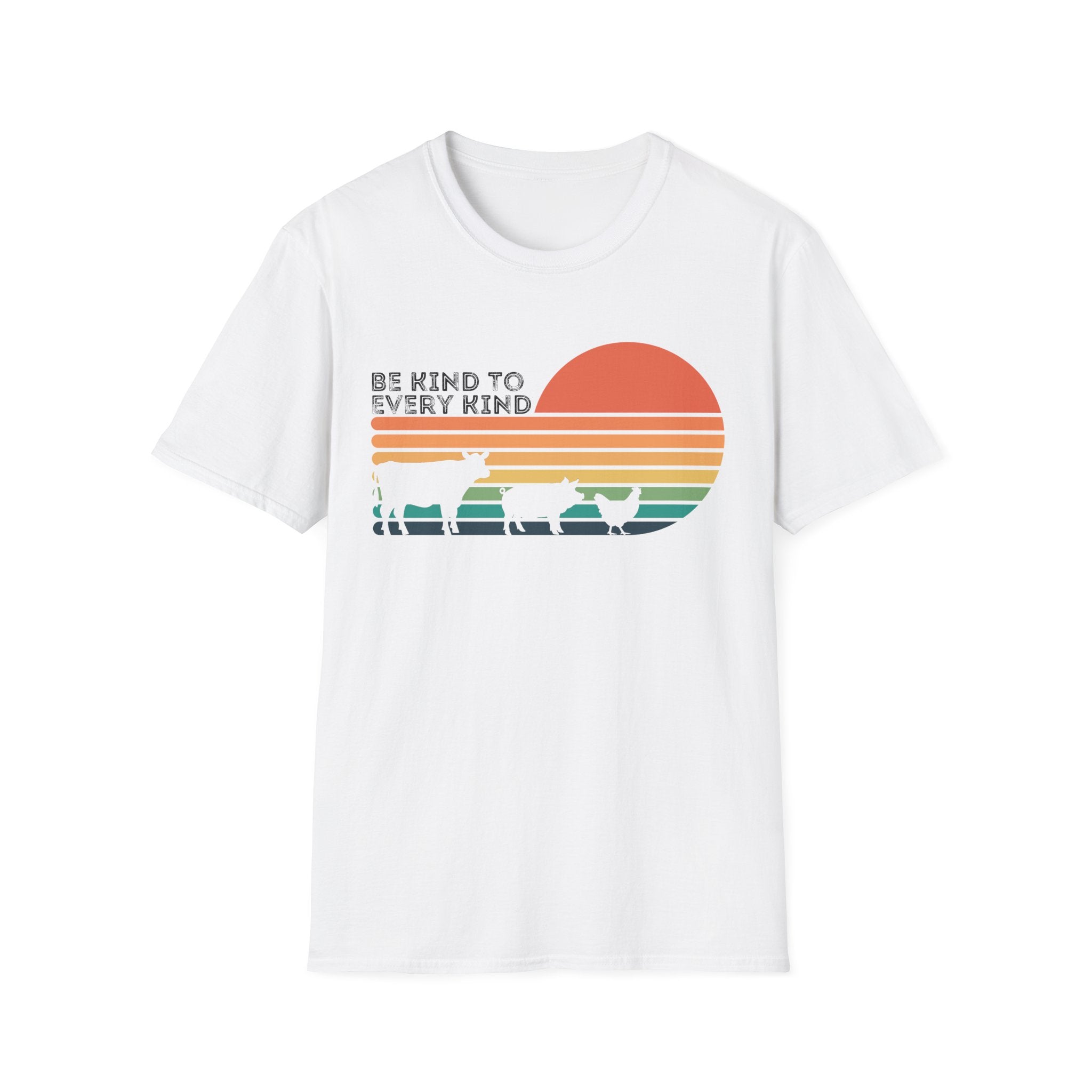 Be Kind Retro Farm Animals T-Shirt