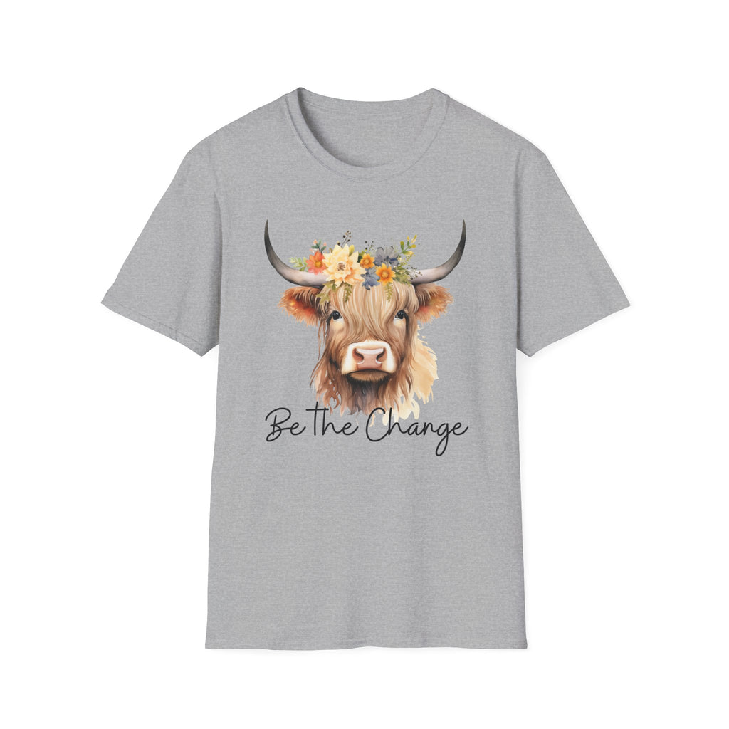Floral Cow T-Shirt