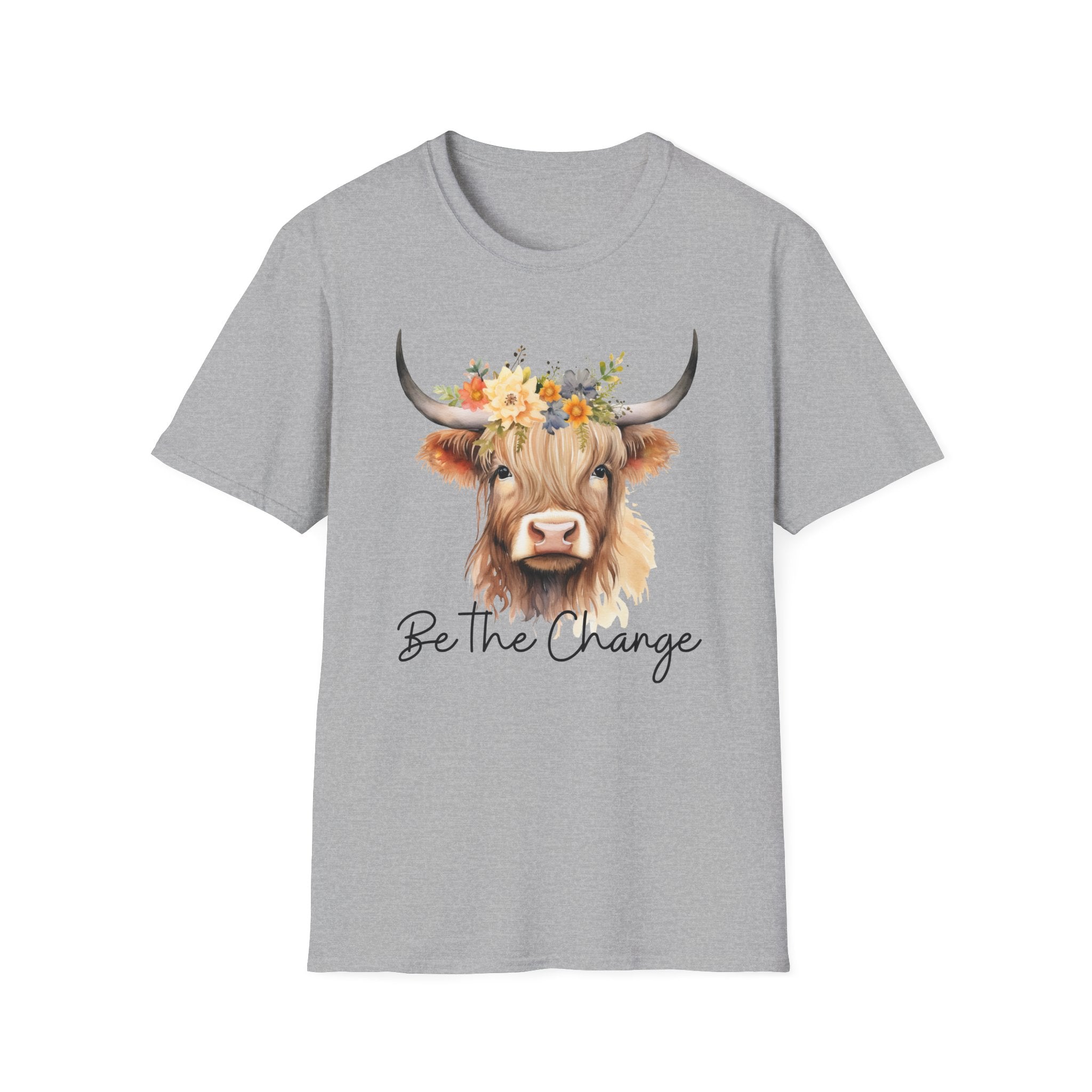 Floral Cow T-Shirt
