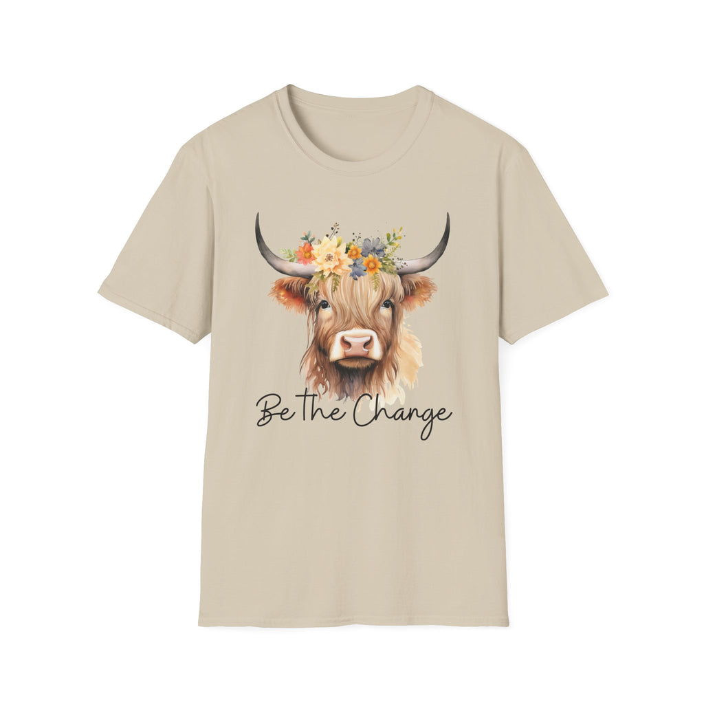 Floral Cow T-Shirt