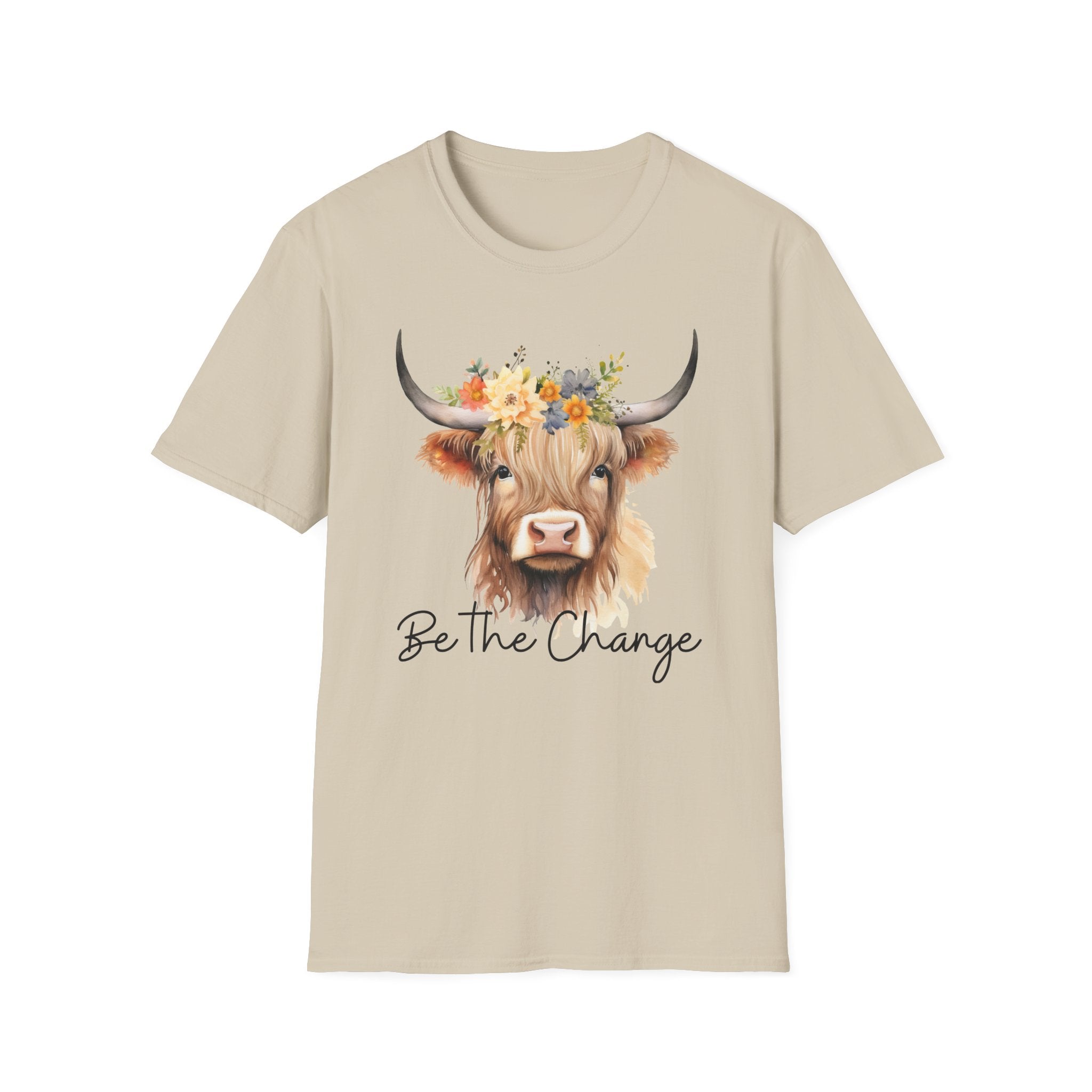 Floral Cow T-Shirt