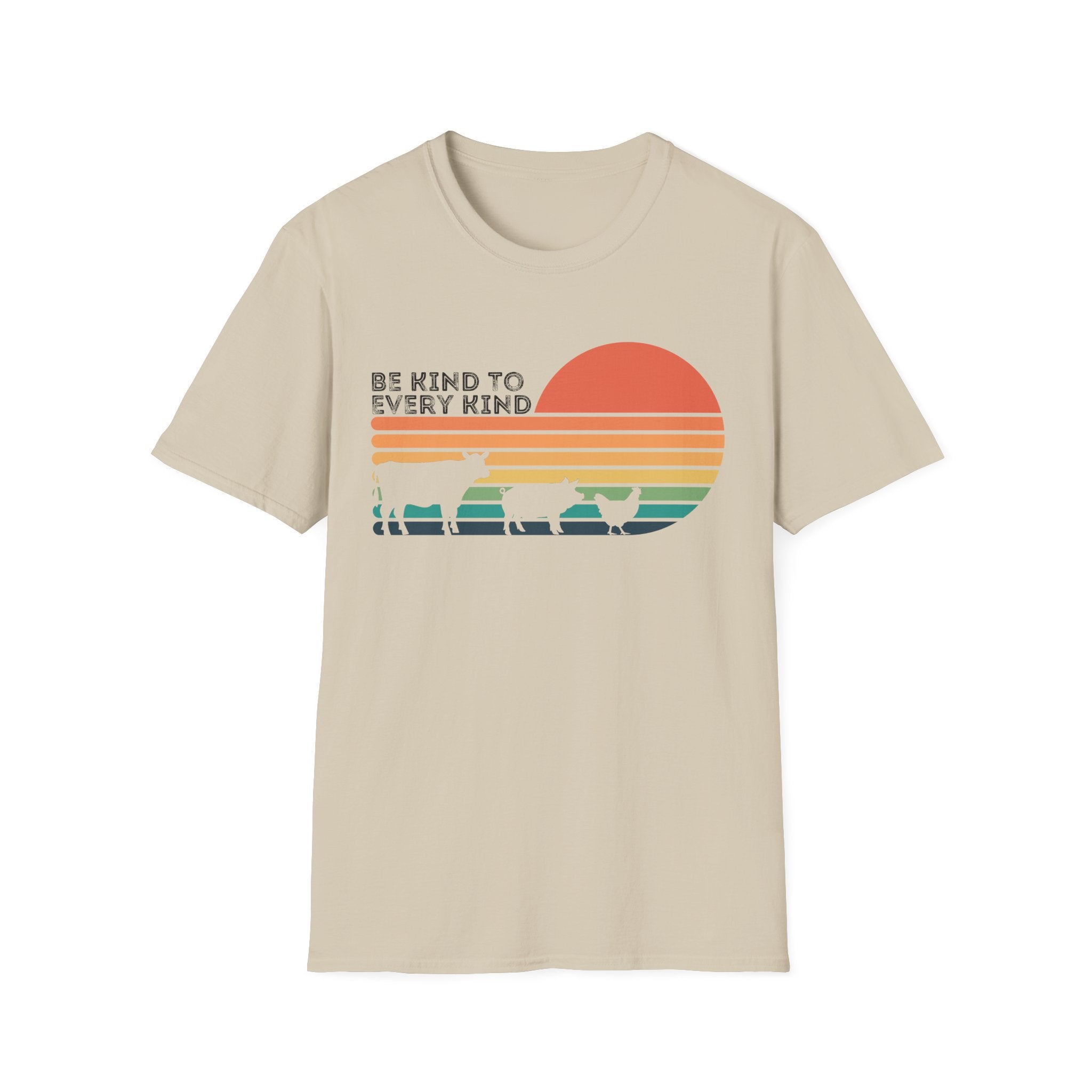 Be Kind Retro Farm Animals T-Shirt