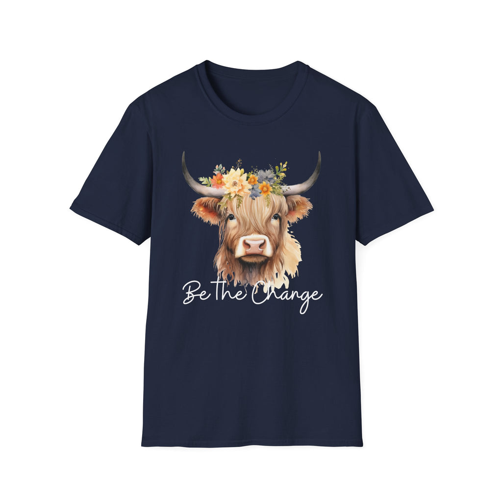 Floral Cow T-Shirt