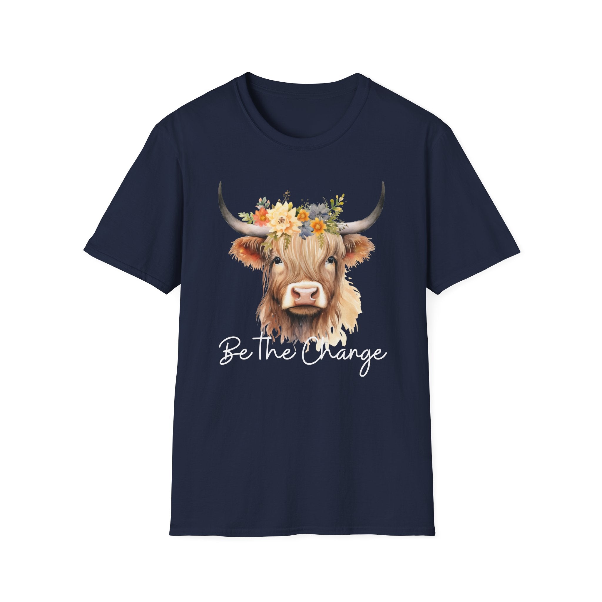 Floral Cow T-Shirt
