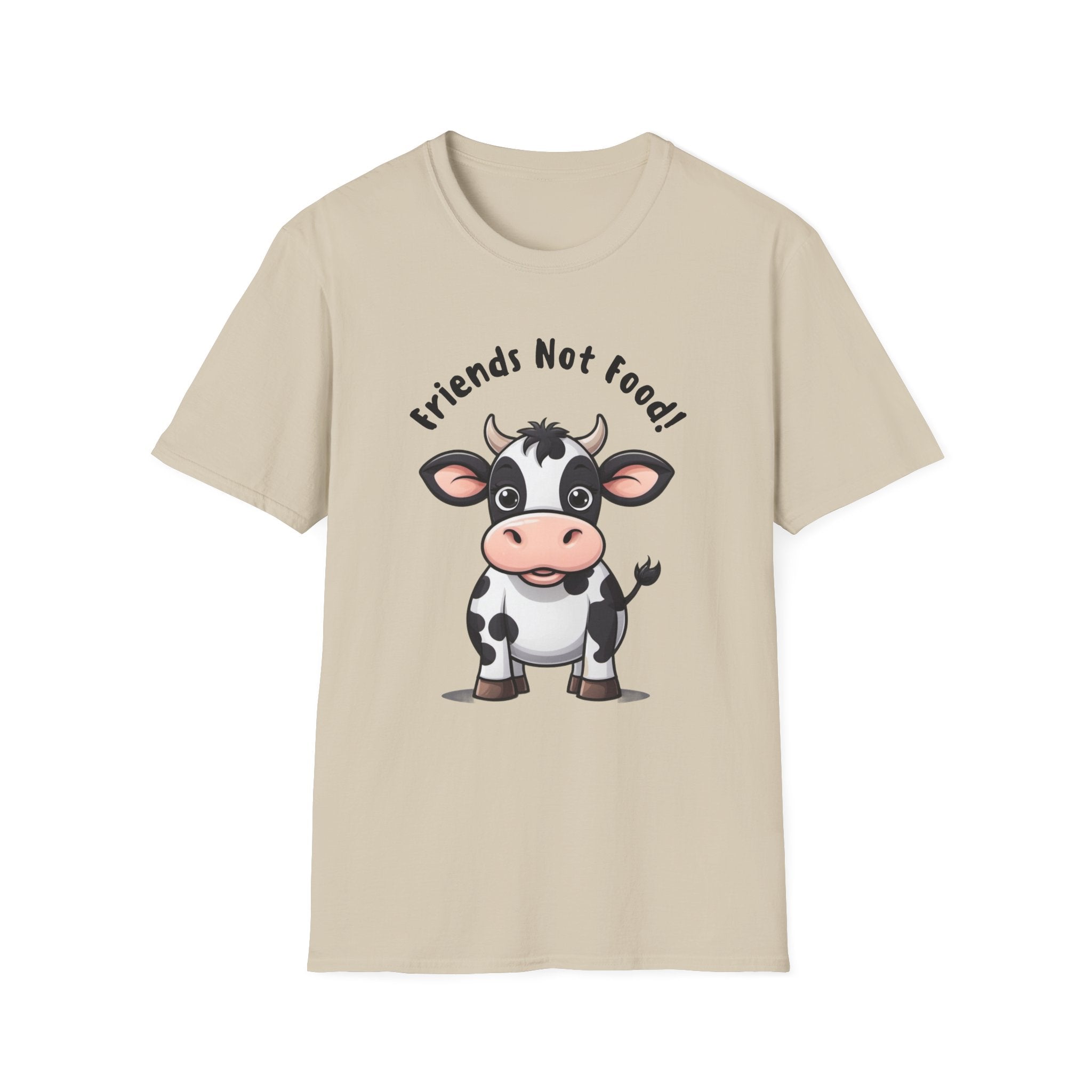 Friends Not Food Baby Cow T-Shirt