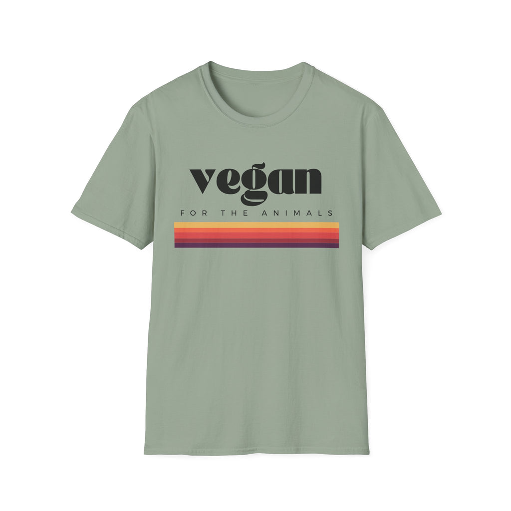Vintage Vegan Rainbow T-Shirt