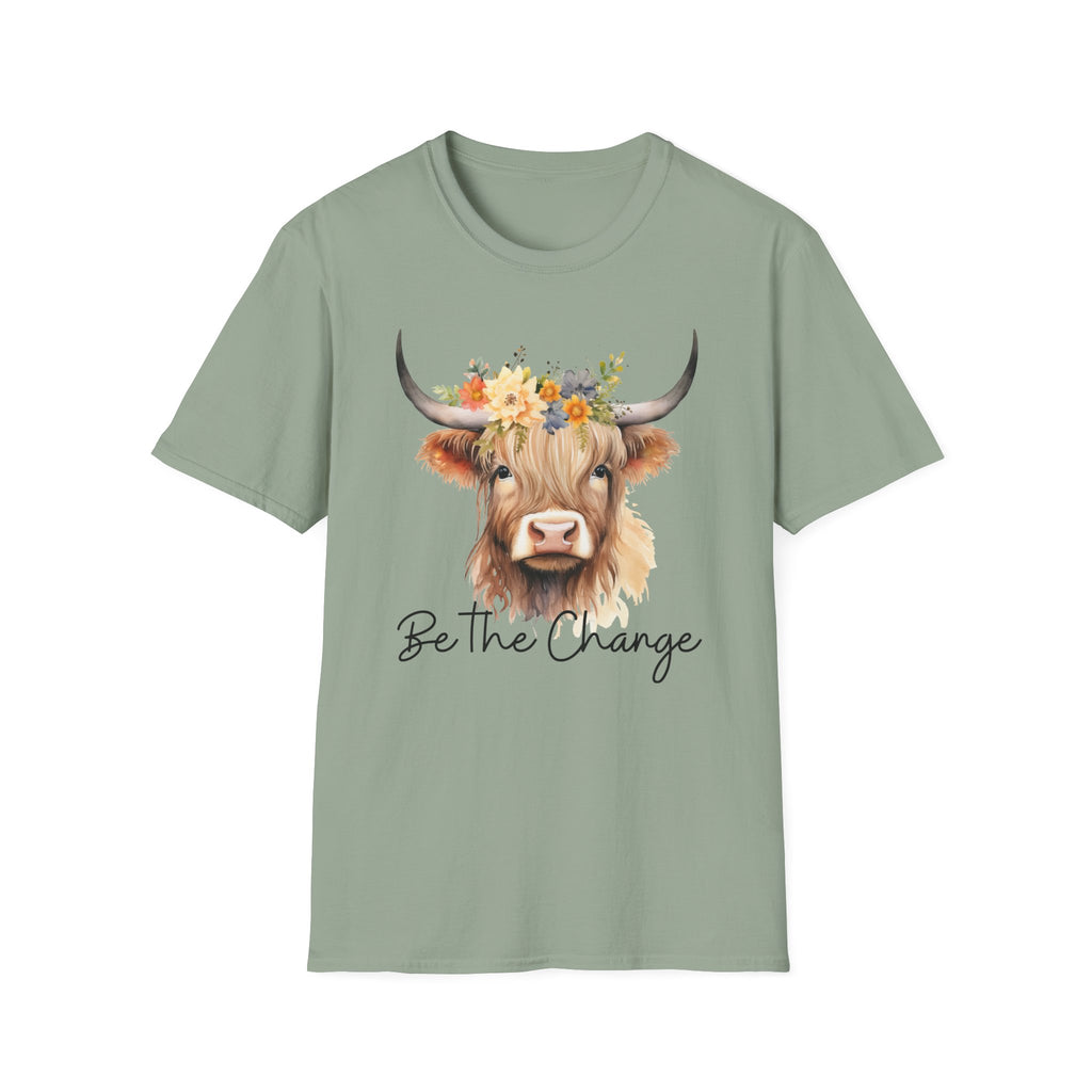 Floral Cow T-Shirt