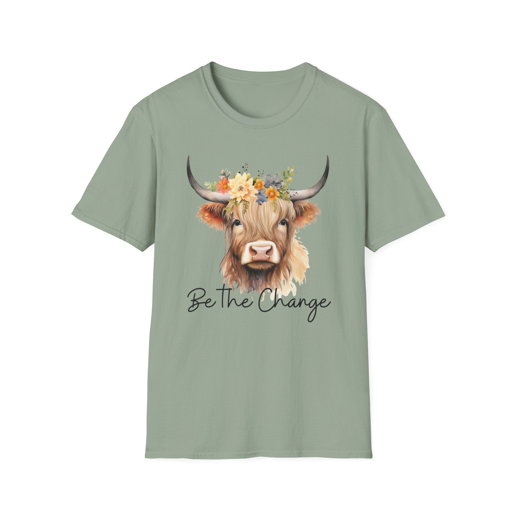 Floral Cow T-Shirt