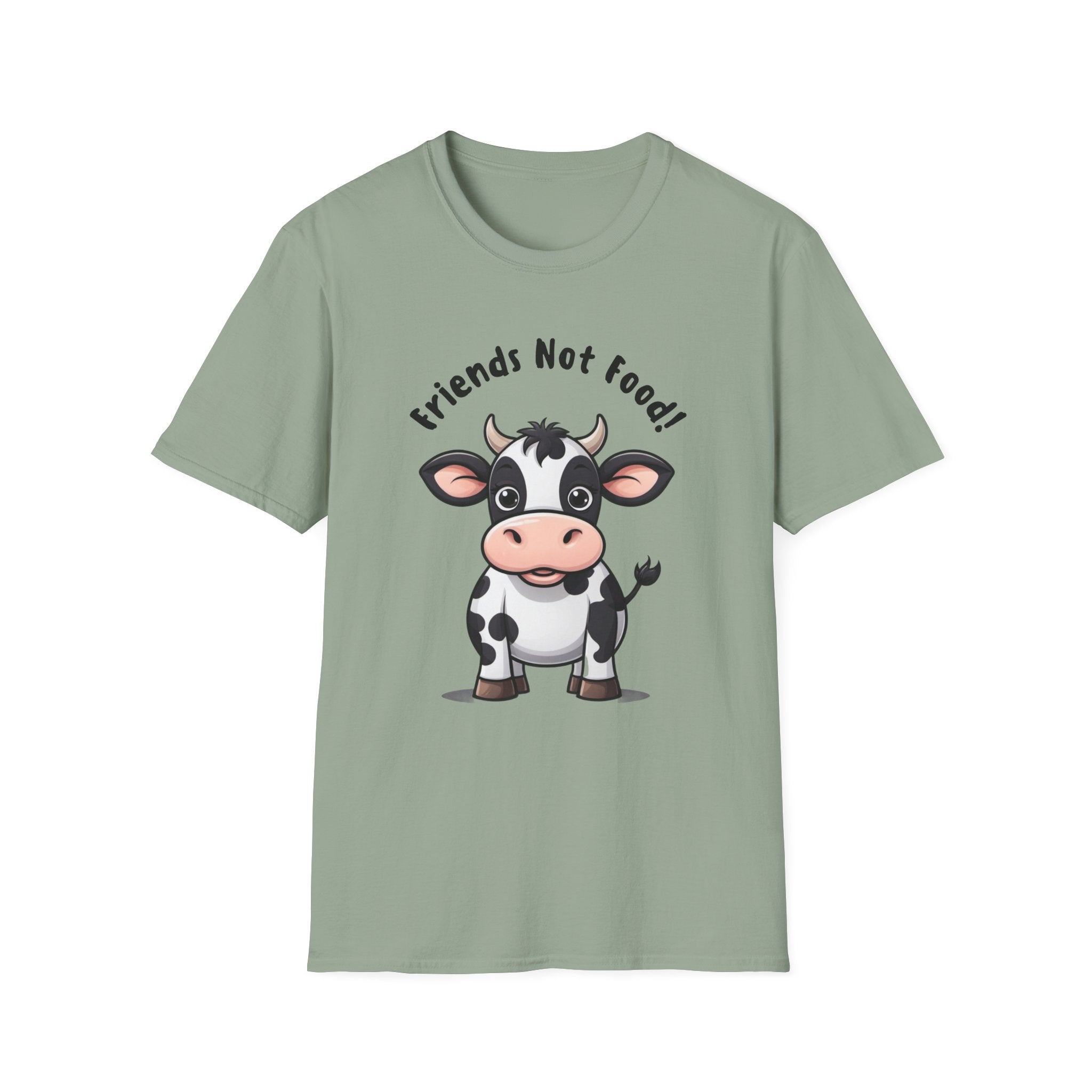 Friends Not Food Baby Cow T-Shirt