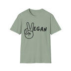 Vegan Peace Sign T-Shirt