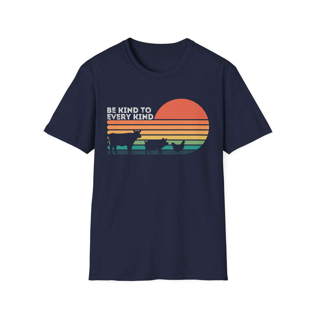 Be Kind Retro Farm Animals T-Shirt
