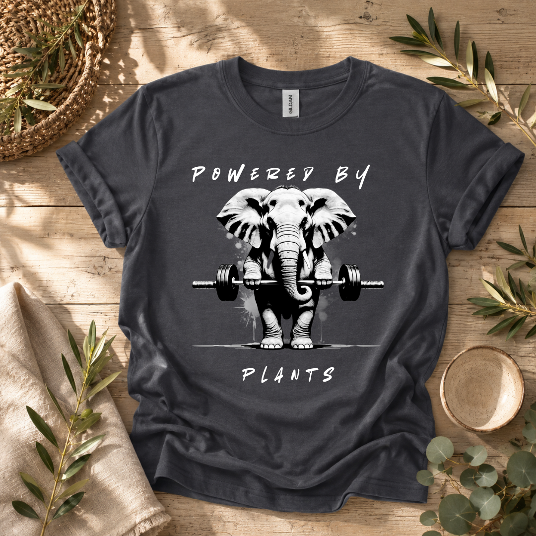 Powered By Plants Elephant T-Shirt