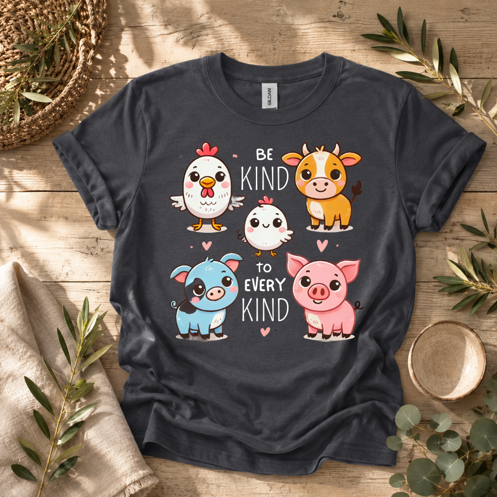 Be Kind Farm Animals T-Shirt