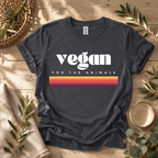 Vintage Vegan Rainbow T-Shirt