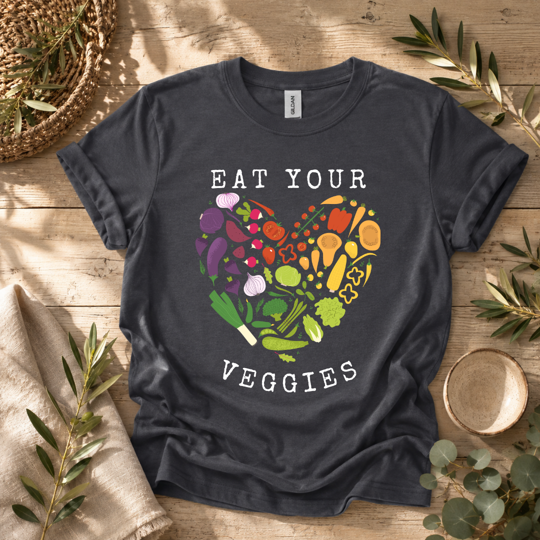 Eat Your Veggies Heart T-Shirt