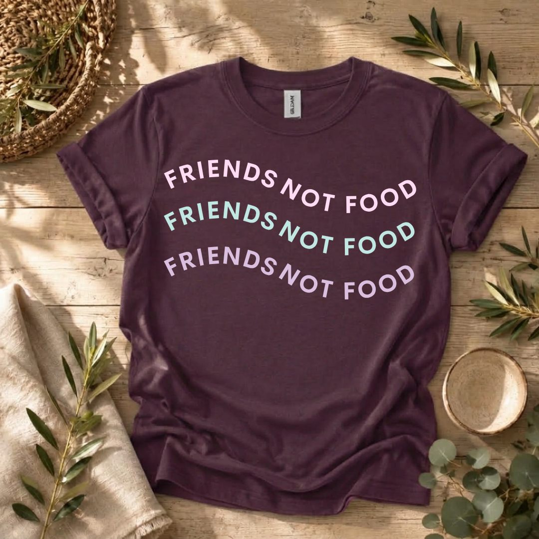 Friends Not Food Wave T-Shirt