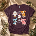 Be Kind Farm Animals T-Shirt