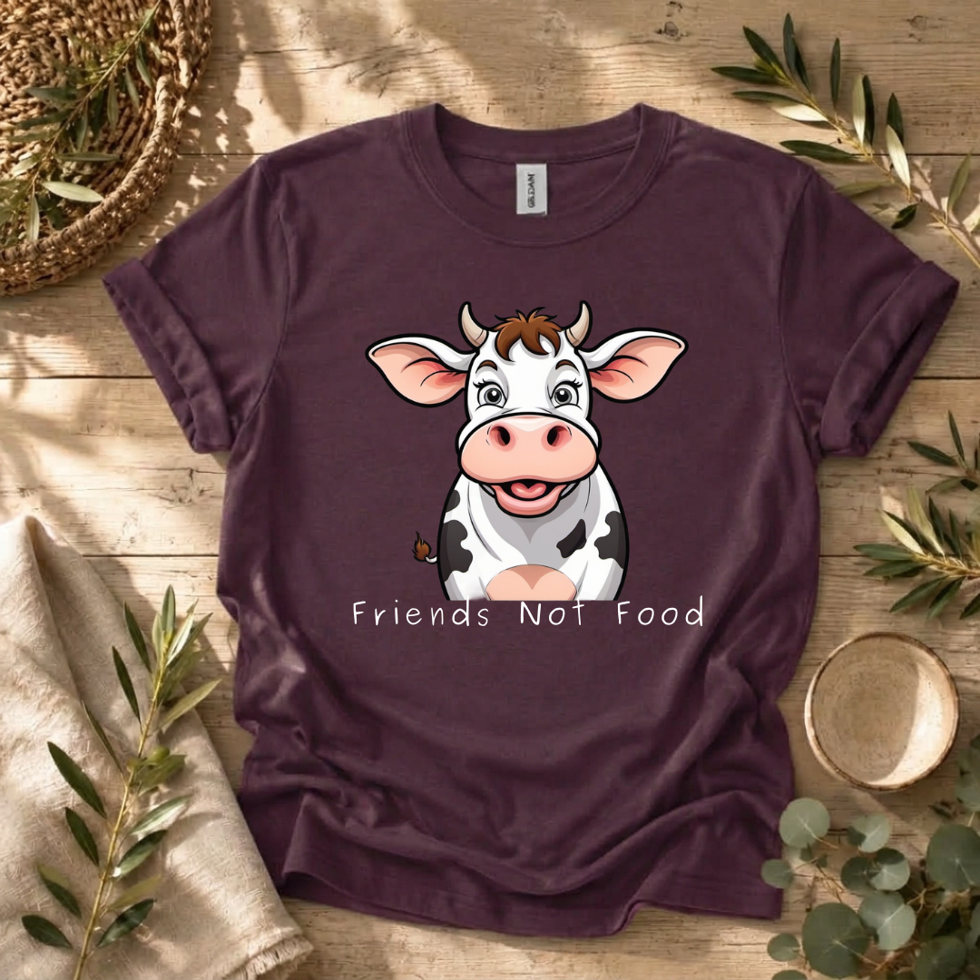 Friend Not Food Mama Cow T-Shirt