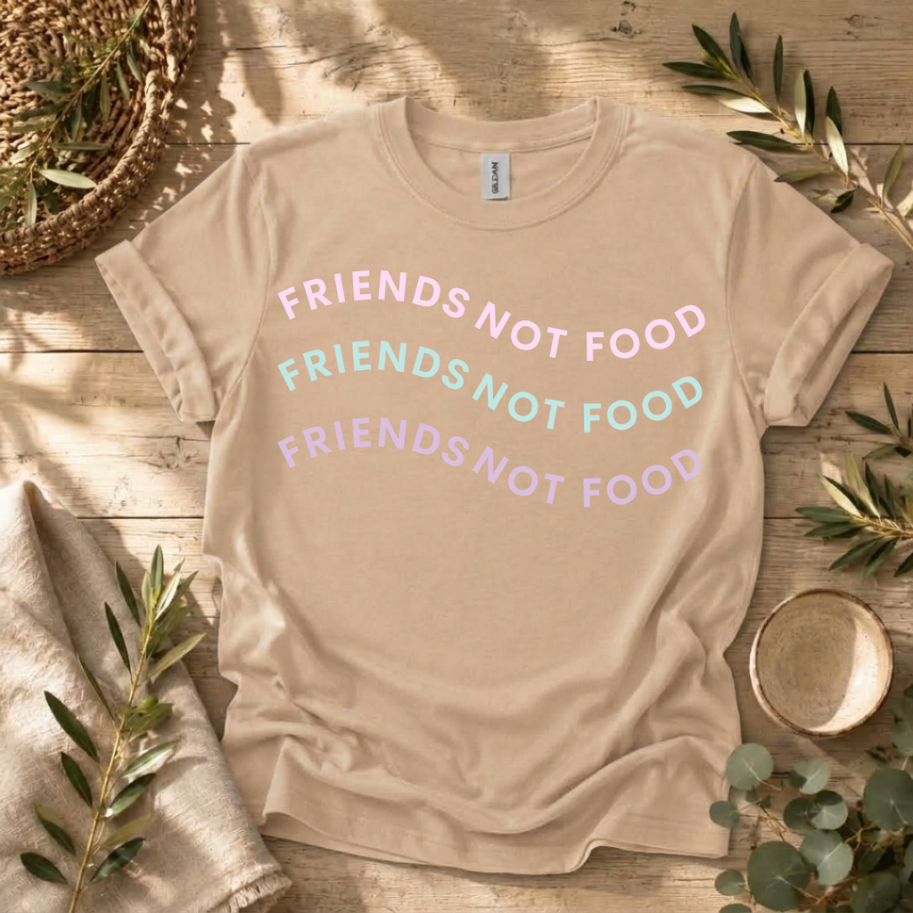 Friends Not Food Wave T-Shirt