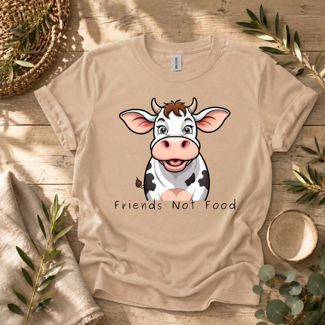 Friend Not Food Mama Cow T-Shirt