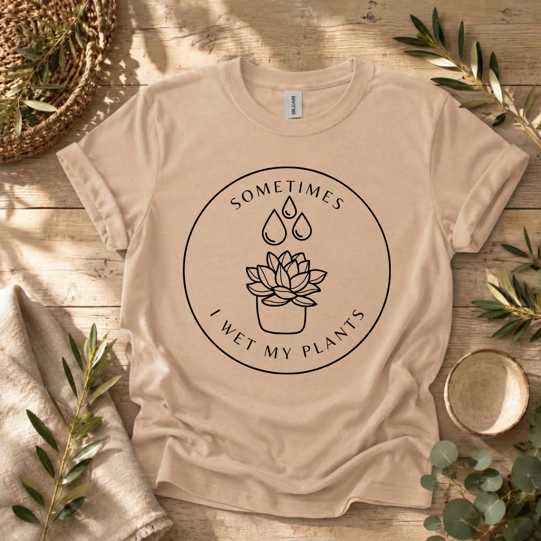 Sometimes I Wet My Plants T-Shirt