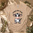 Friends Not Food Baby Cow T-Shirt