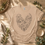 Flower Heart T-Shirt