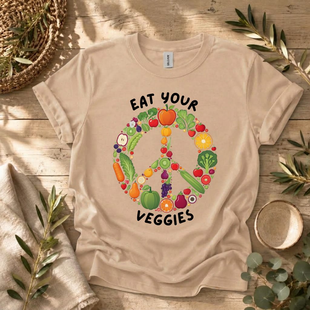 Veggies Peace Sign T-Shirt