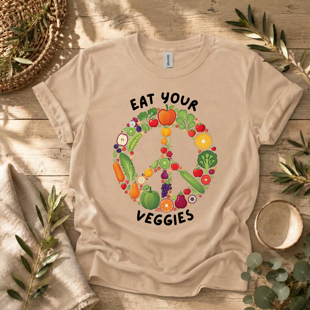 Veggies Peace Sign T-Shirt