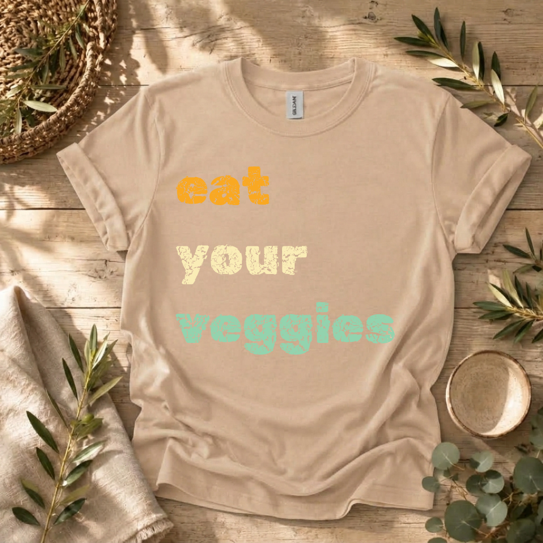 Retro Eat Your Veggies T-Shirt