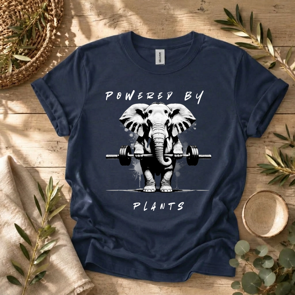 Powered By Plants Elephant T-Shirt