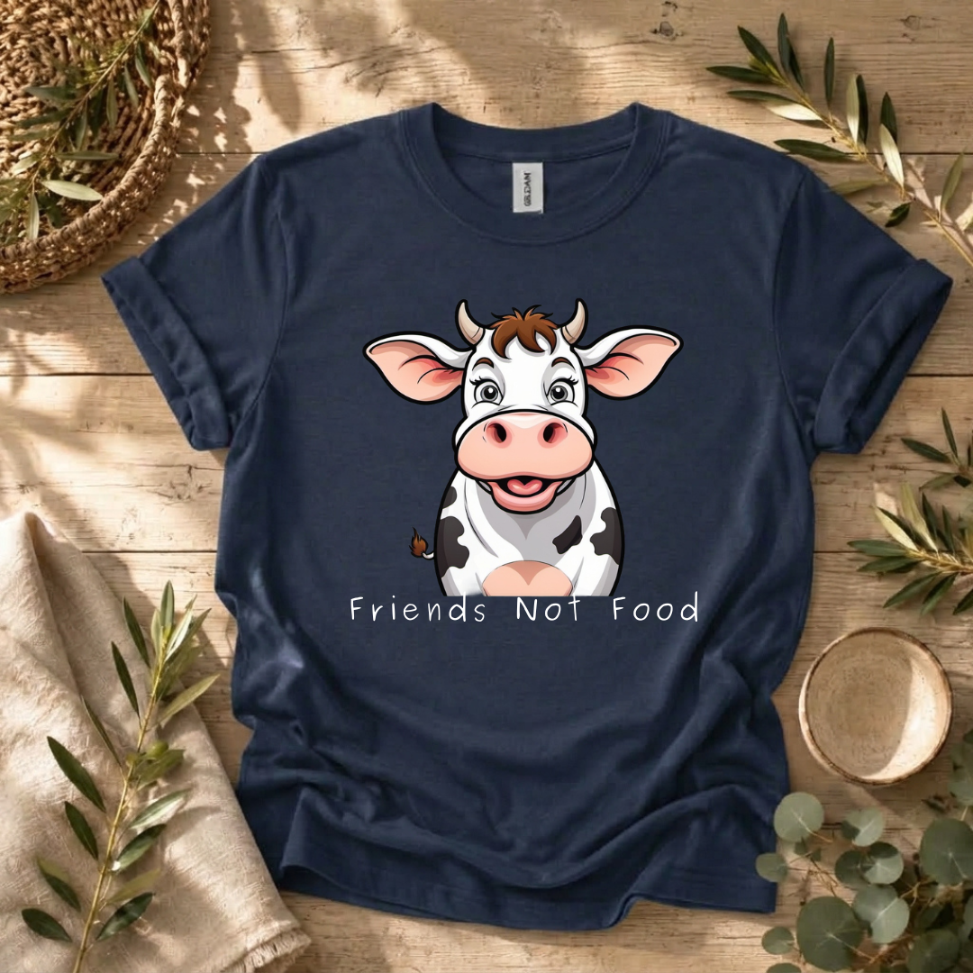Friend Not Food Mama Cow T-Shirt