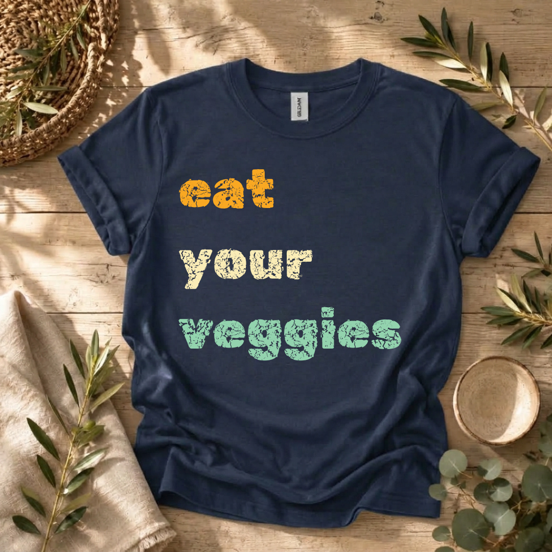 Retro Eat Your Veggies T-Shirt