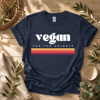 Vintage Vegan Rainbow T-Shirt
