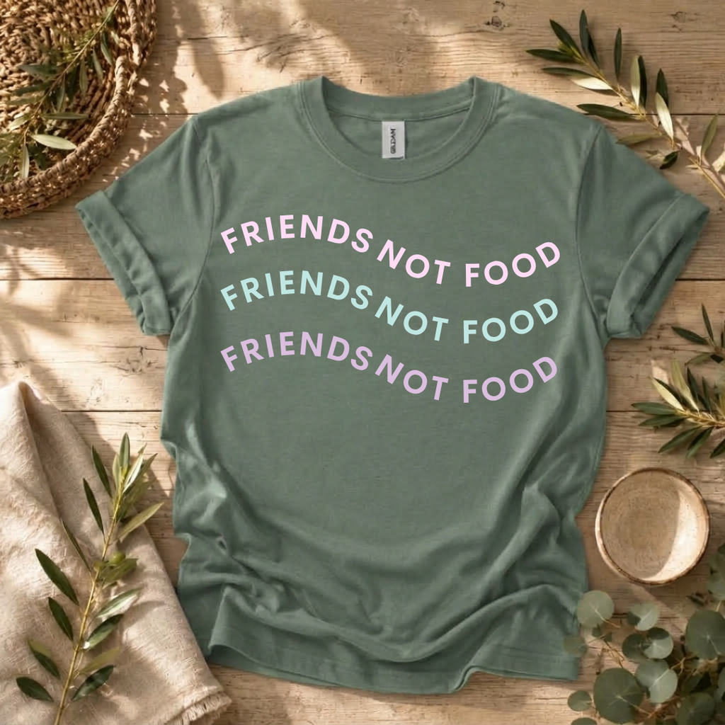 Friends Not Food Wave T-Shirt