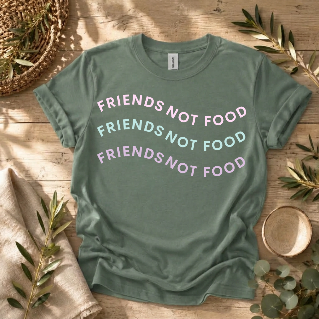 Friends Not Food Wave T-Shirt