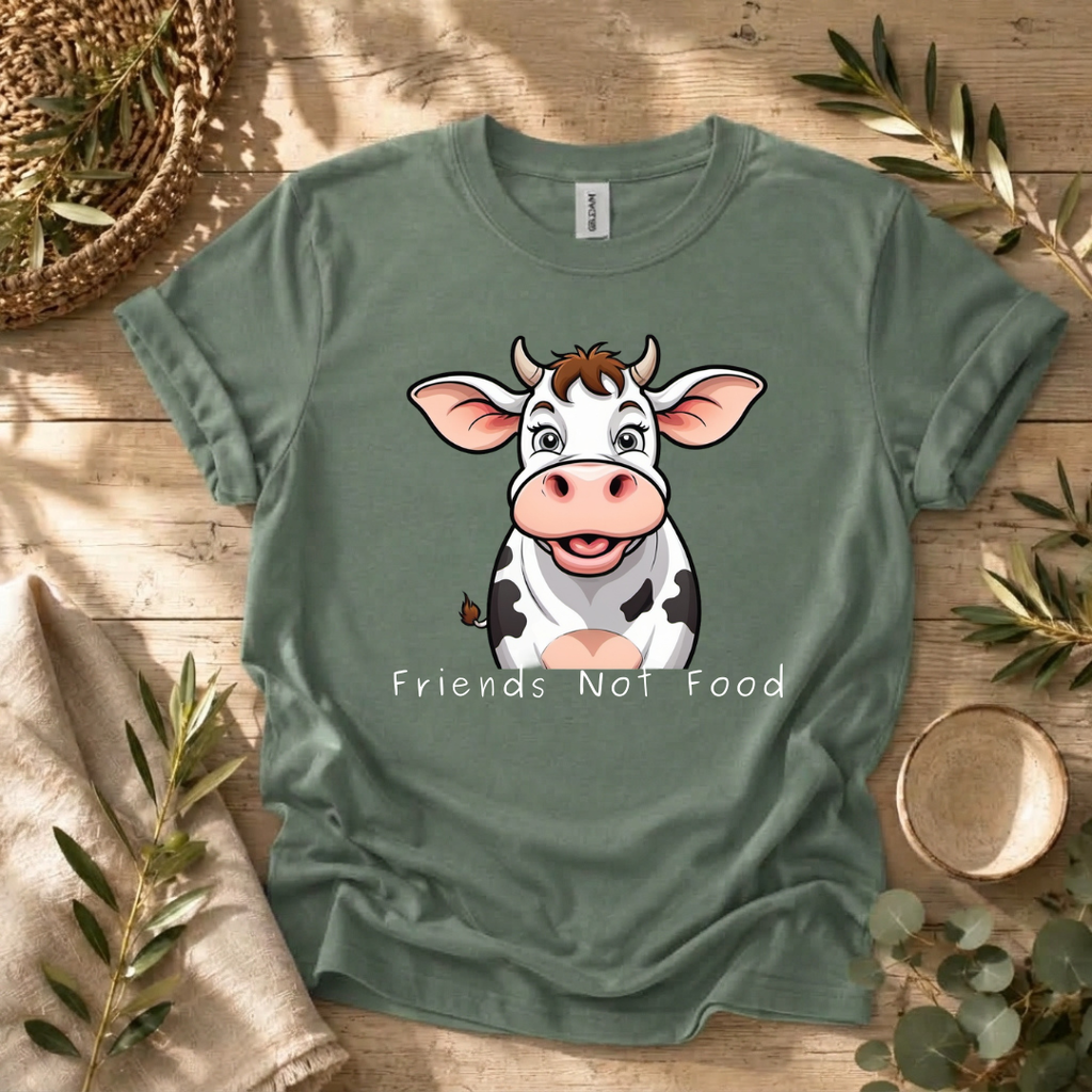 Friend Not Food Mama Cow T-Shirt