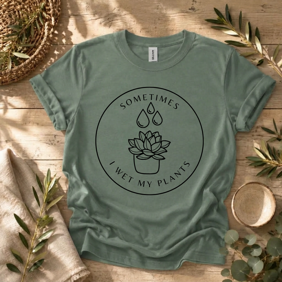 Sometimes I Wet My Plants T-Shirt